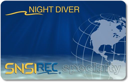 Brevetto Specialità Night & Limited Visibility Diver